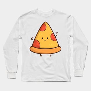 CUTE  HELLO PIZZA Long Sleeve T-Shirt